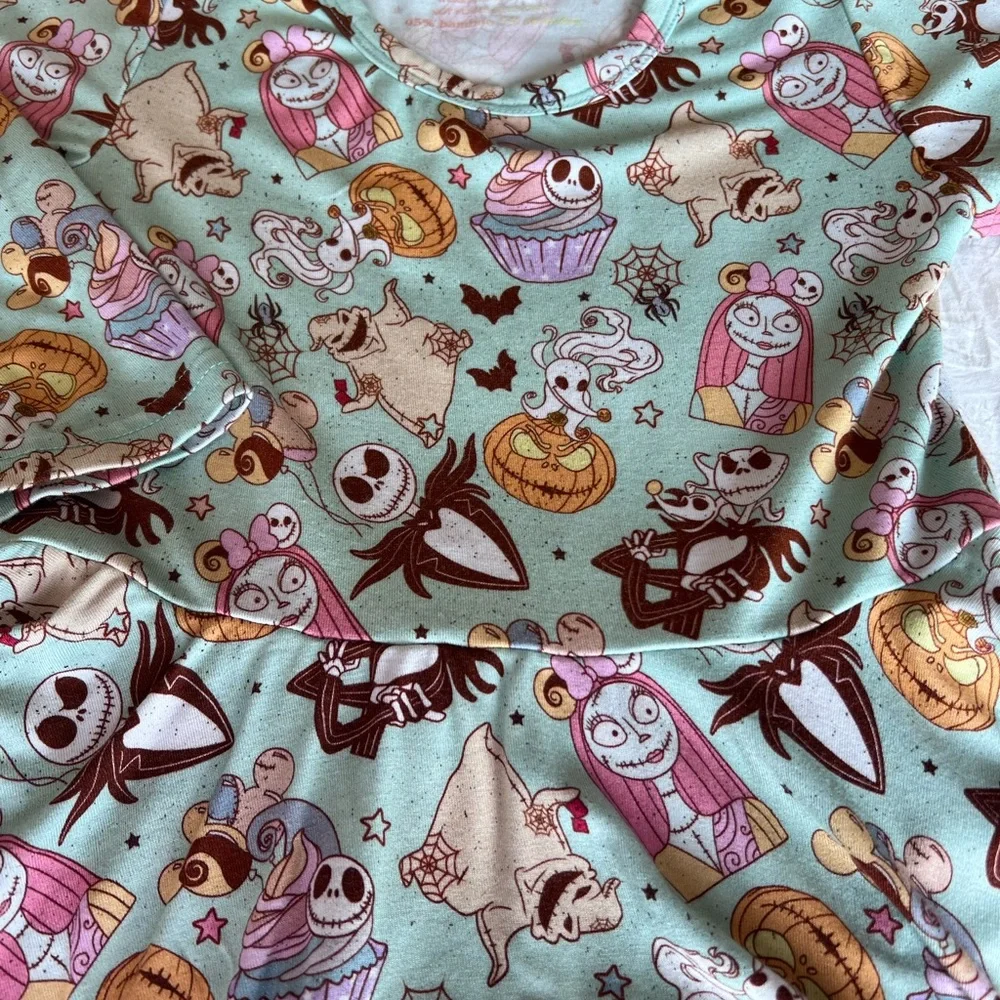 The Nightmare Before Christmas Bamboo Twirl Dress Size 12-18M Like New - Picture 7 of 7